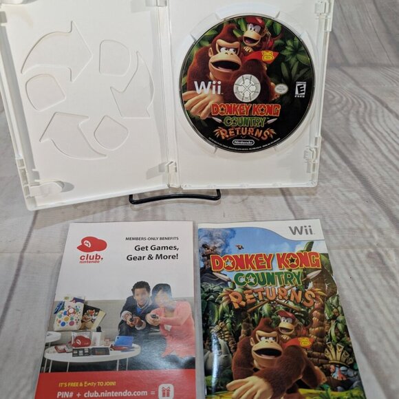 Nintendo Donkey Kong Country Returns 2010 Console Game for Nintendo Wii CIB - Picture 5 of 8